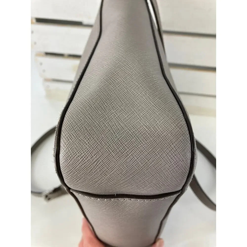 MICHAEL KORS, MEDIUM SIZE GRAY LEATHER CROSSOBODY BAG (ASIS)